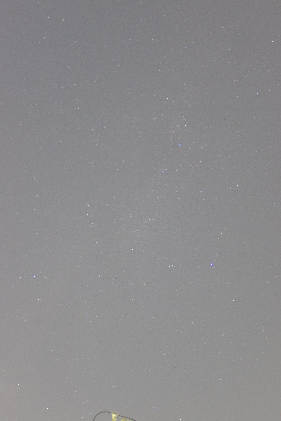 ベランダの空　真っ白だけど