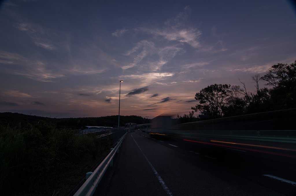 夏の夕暮れ