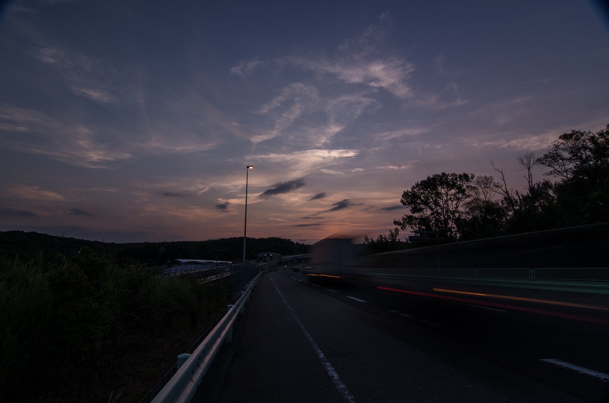 夏の夕暮れ
