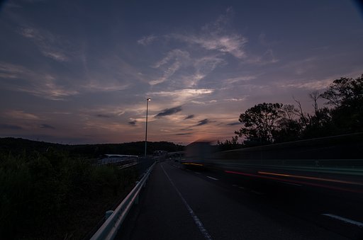 夏の夕暮れ