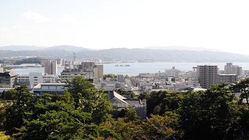 松江城からの眺め