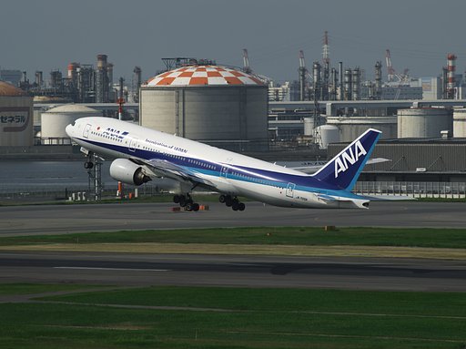 朝の羽田16R離陸便