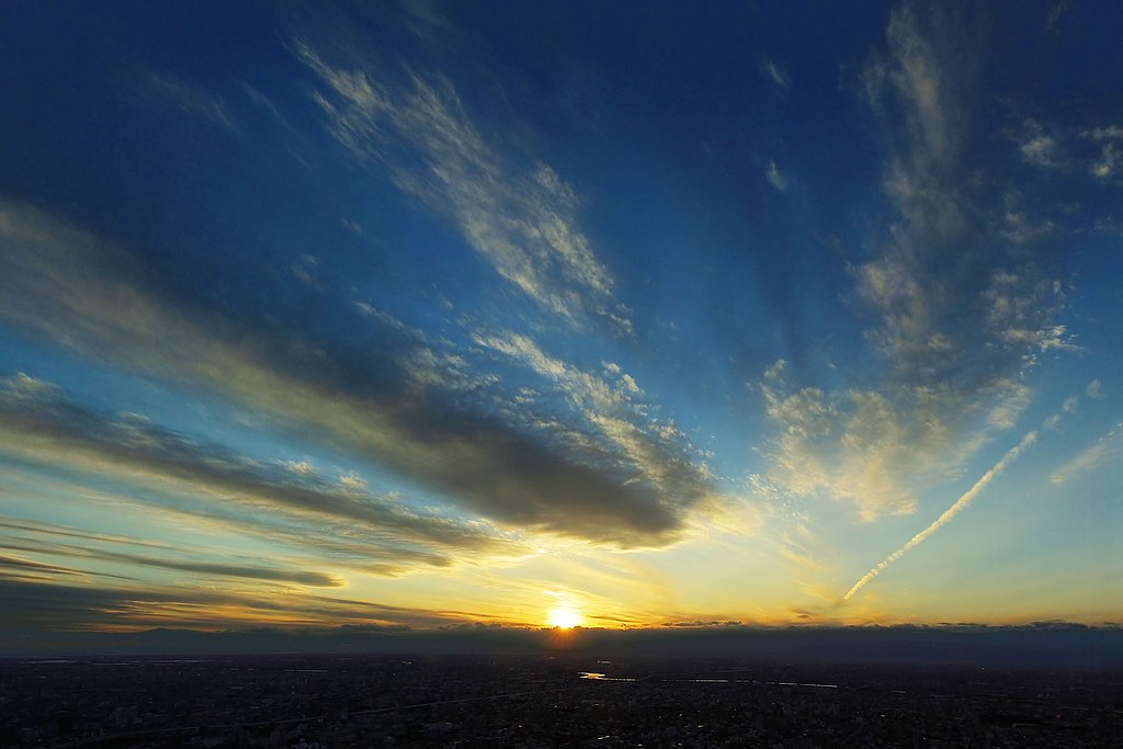 名古屋夕景