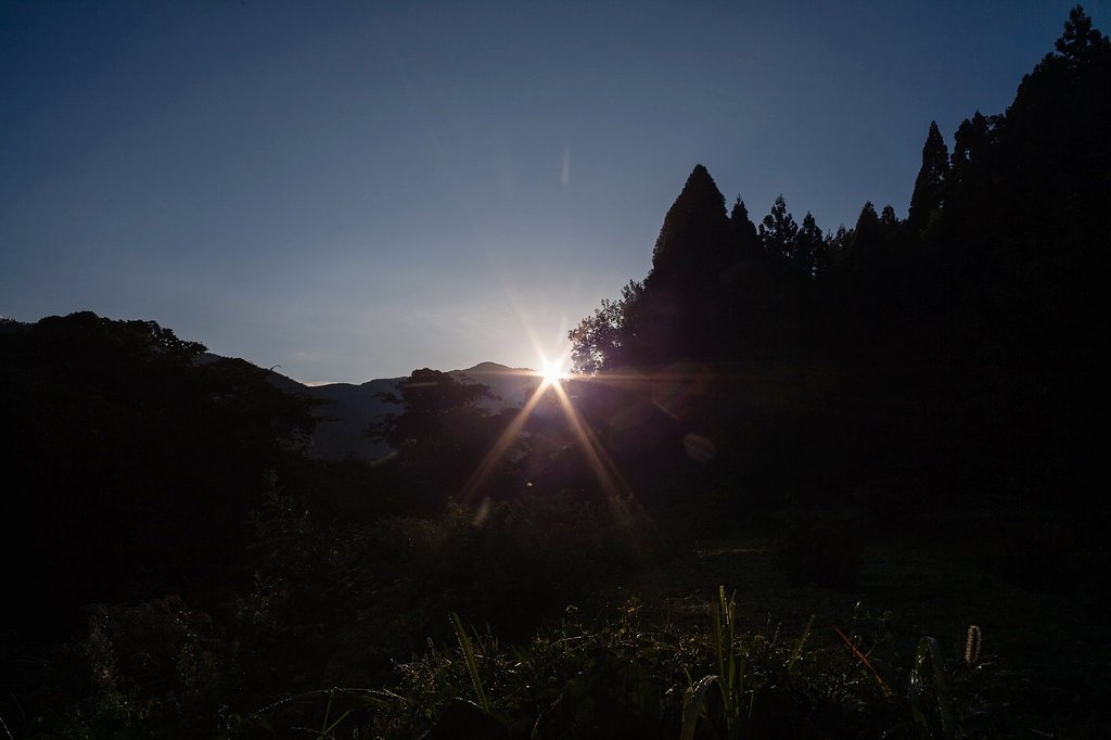 久し振りの朝日の出。
