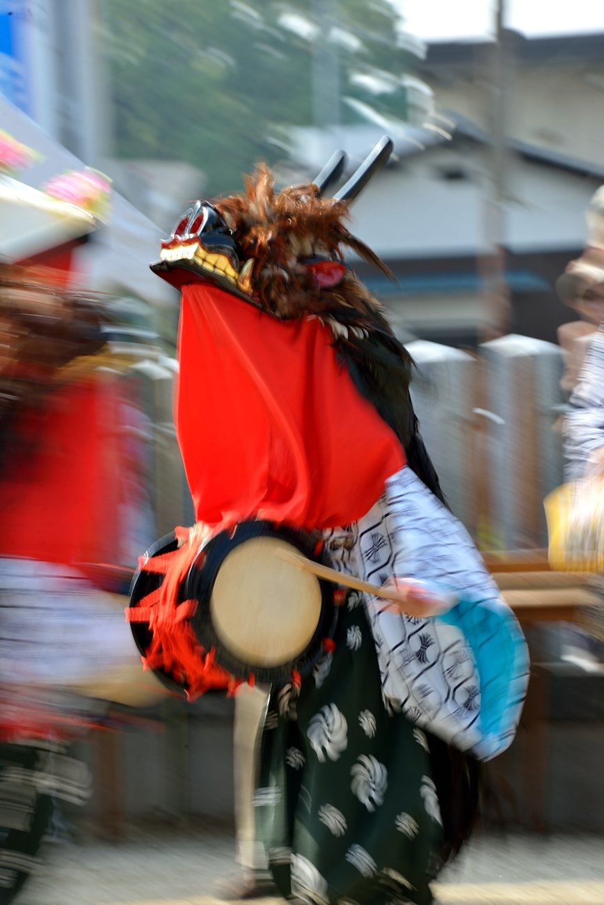 悪戸新田獅子舞   (ササラ）