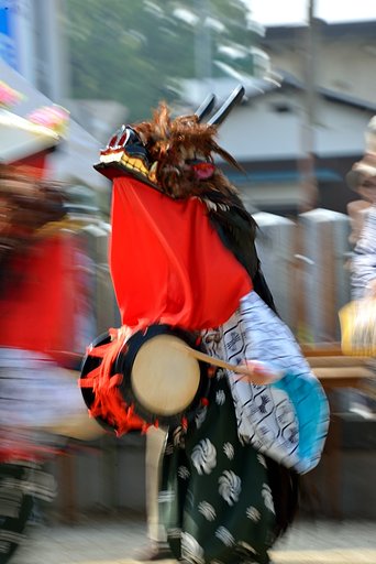 悪戸新田獅子舞   (ササラ）