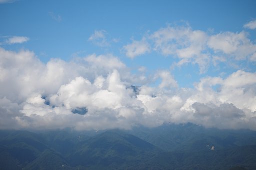 雲の通り道