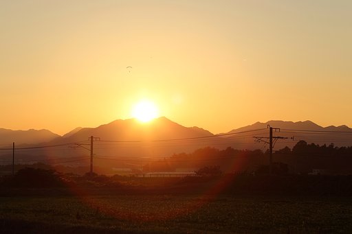ここに列車が通れば