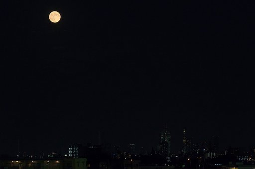 スーパームーン＠東京