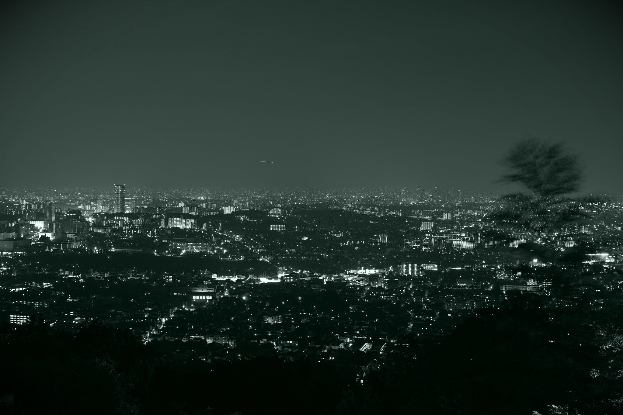【広がり】夜の光