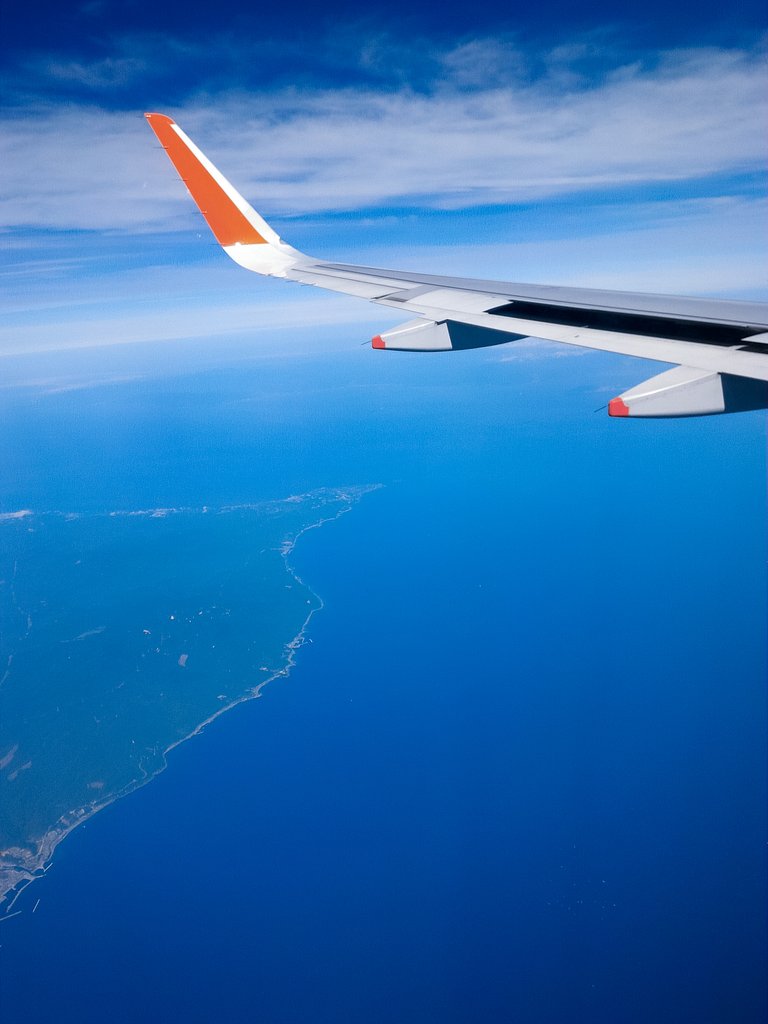 大間上空