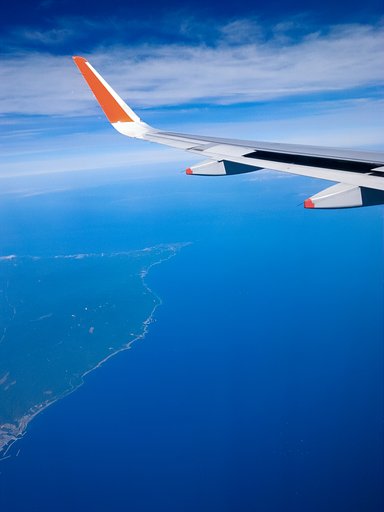 大間上空