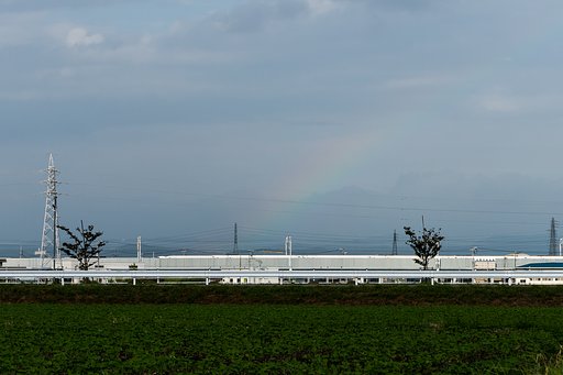 【暑】夏の虹