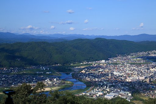 広島県三次市中心部