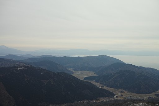 赤坂山から東の方角