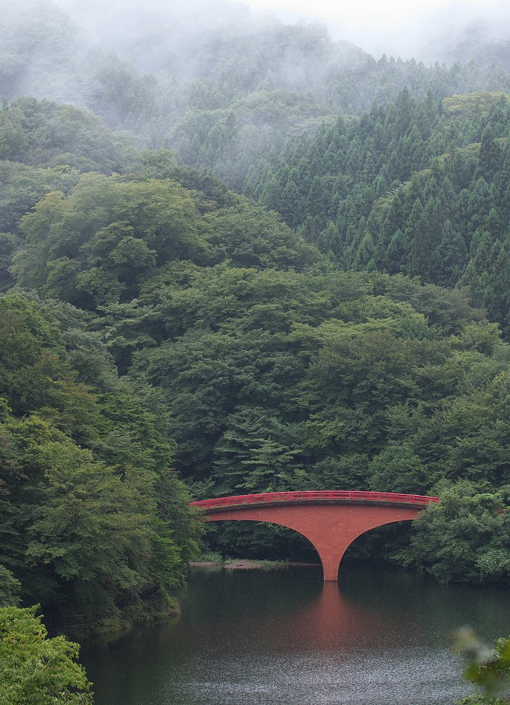 碓氷湖遠望