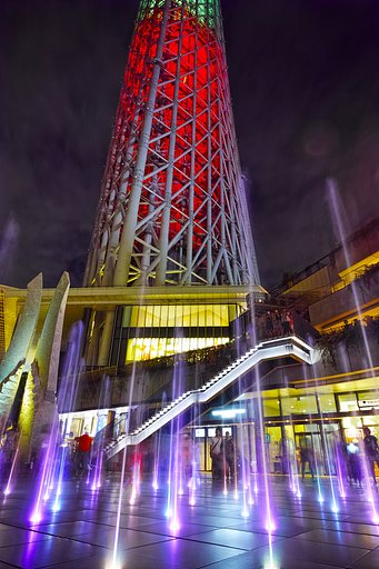 水柱と鉄柱