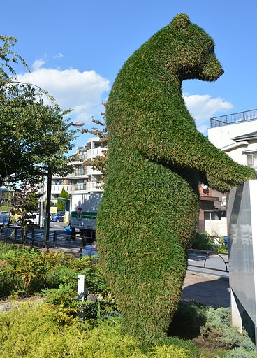 熊のオブジェ
