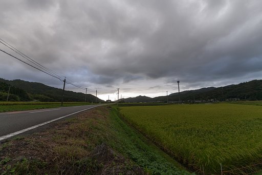 台風一過の夕空!
