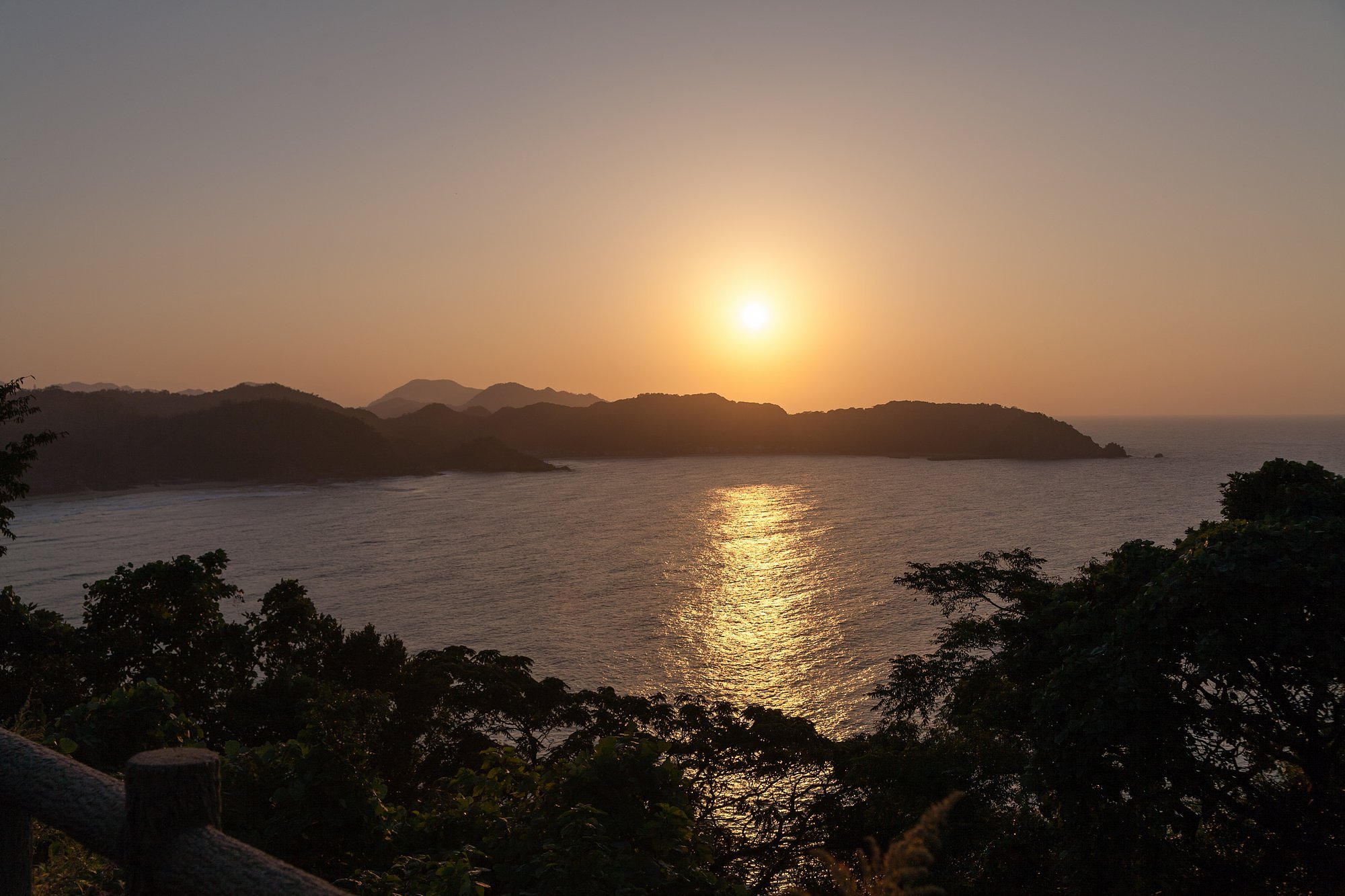 21日の夕焼け!