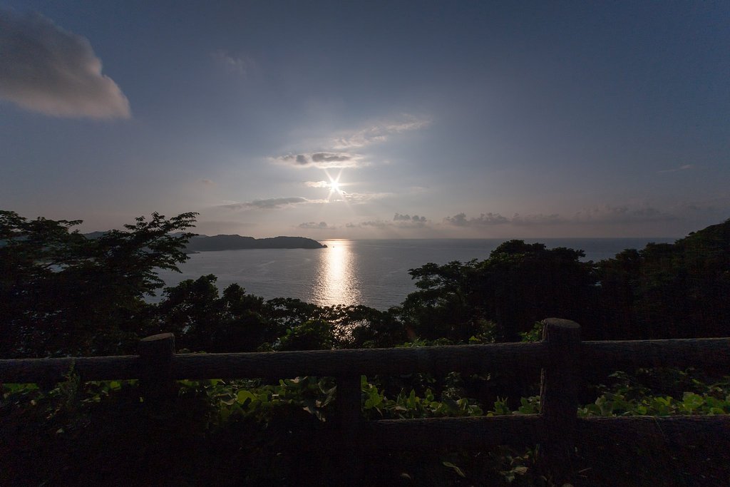 陸上岬の夕焼け-01。