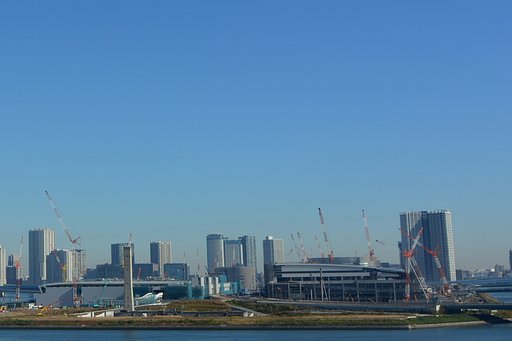 豊洲新市場俯瞰