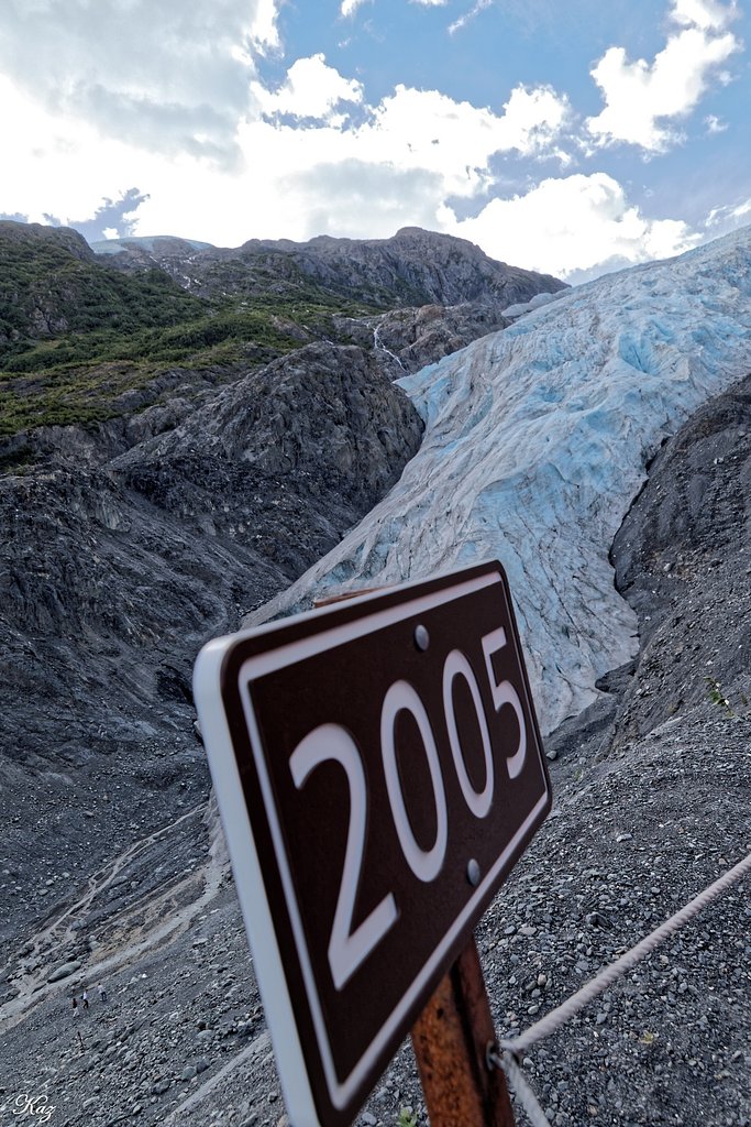 Exit Glacier 後退状況