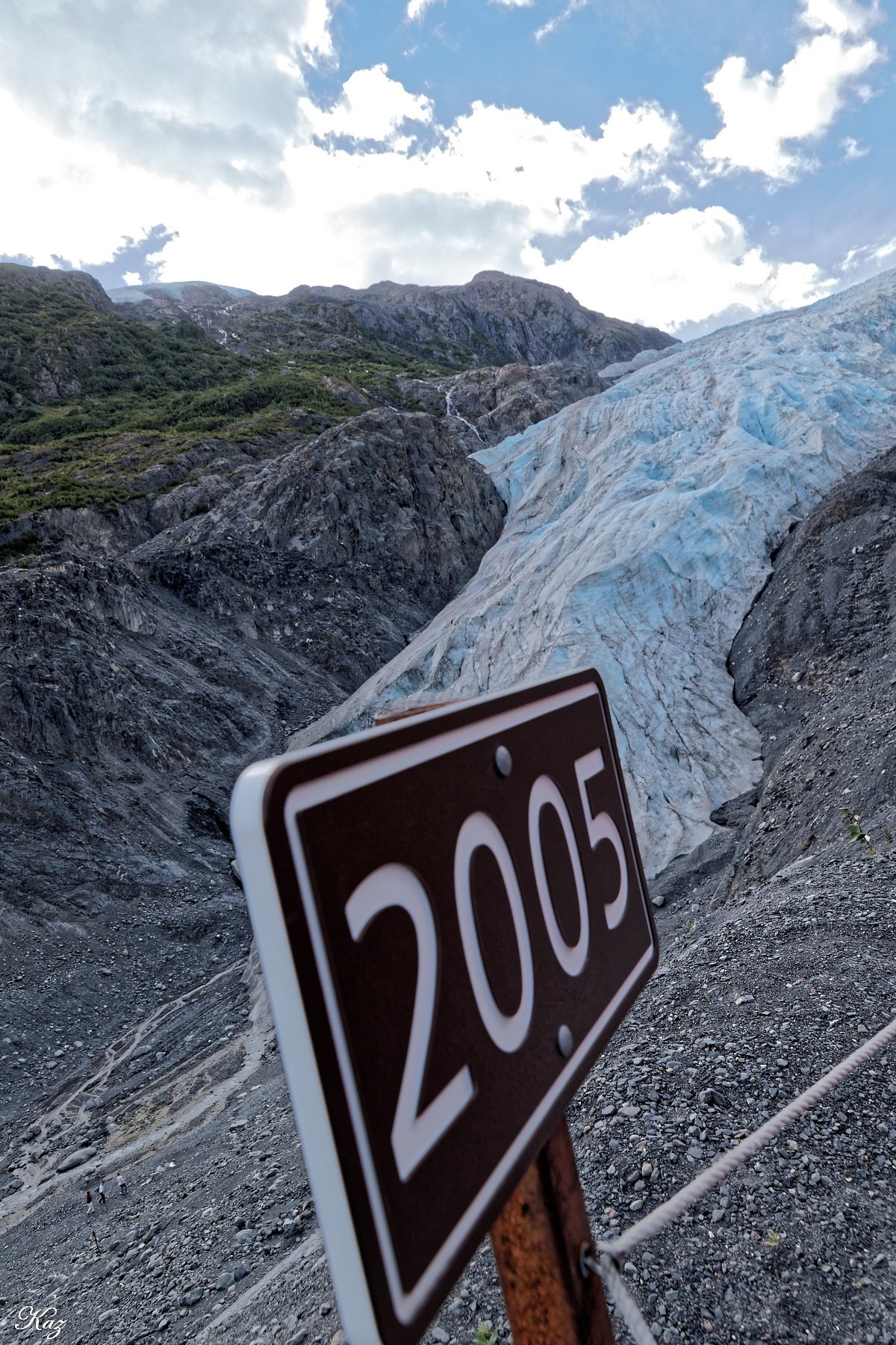 Exit Glacier 後退状況