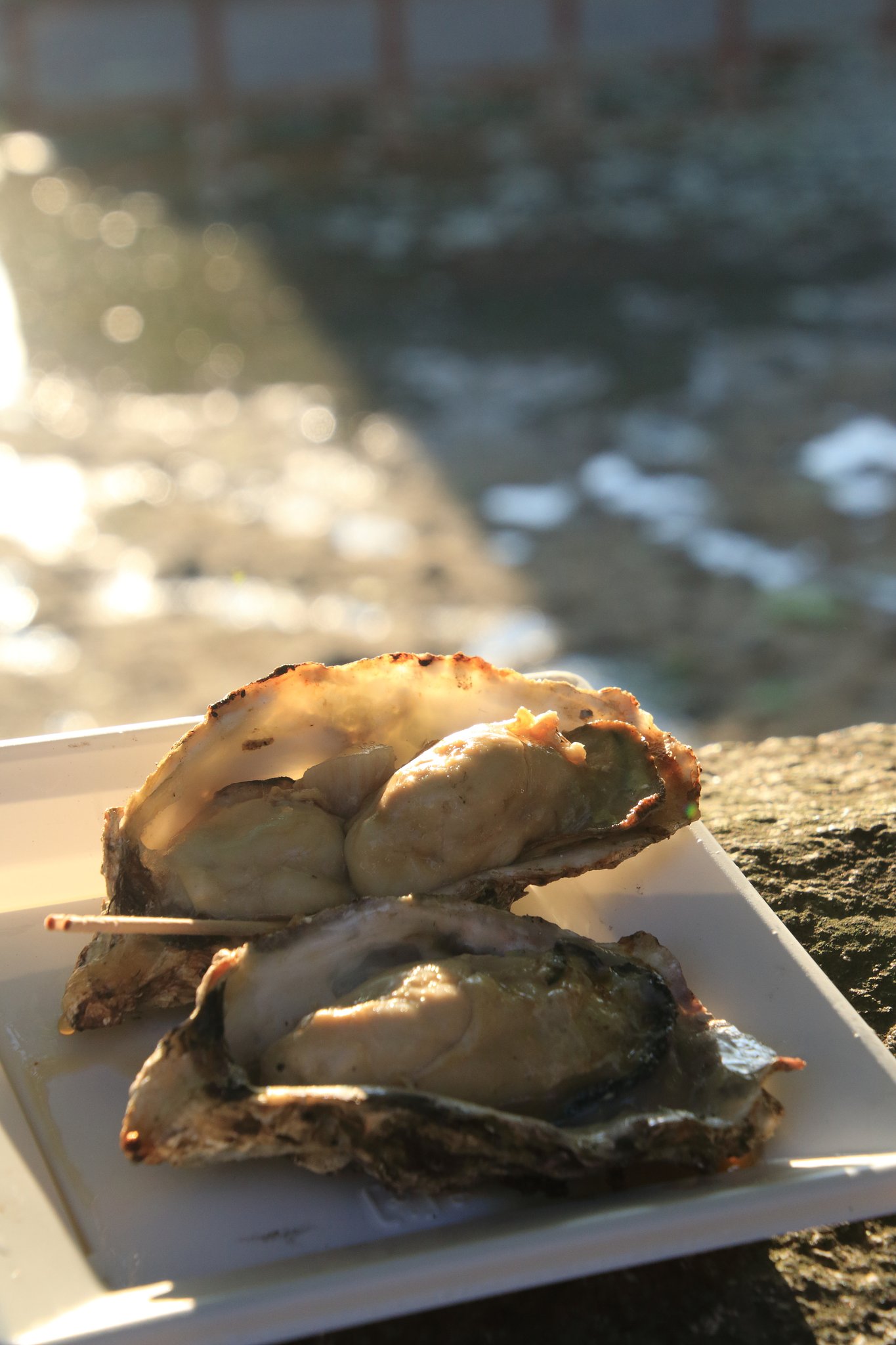 焼き牡蠣