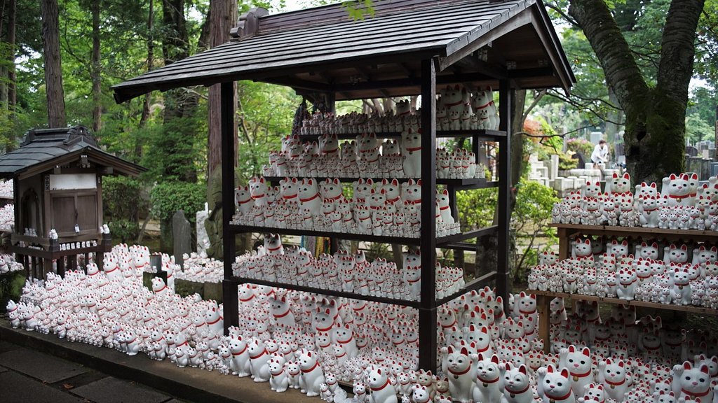 豪徳寺の招き猫