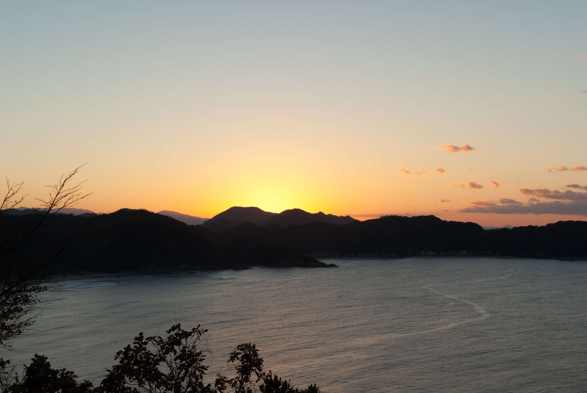 陸上み岬から。