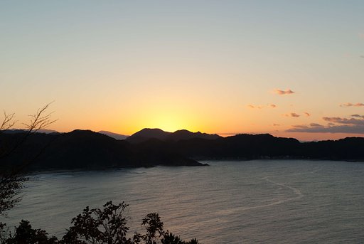 陸上み岬から。