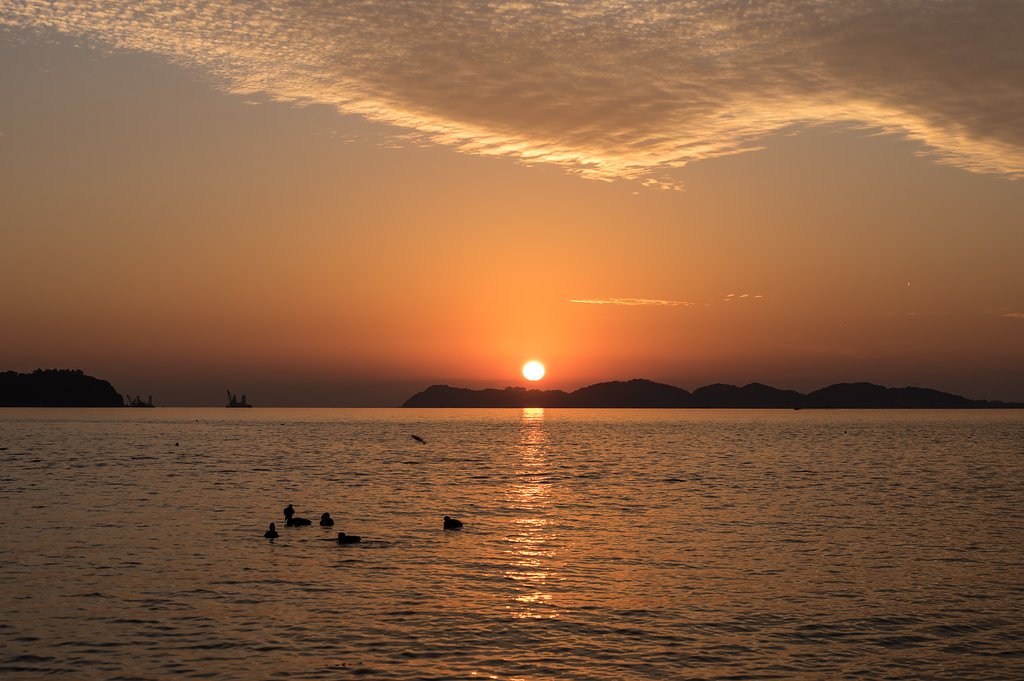 夕日にJUMP!