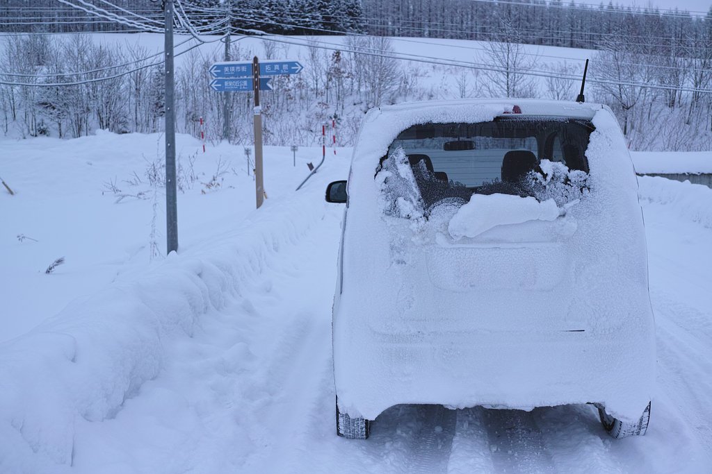 雪国を走ると