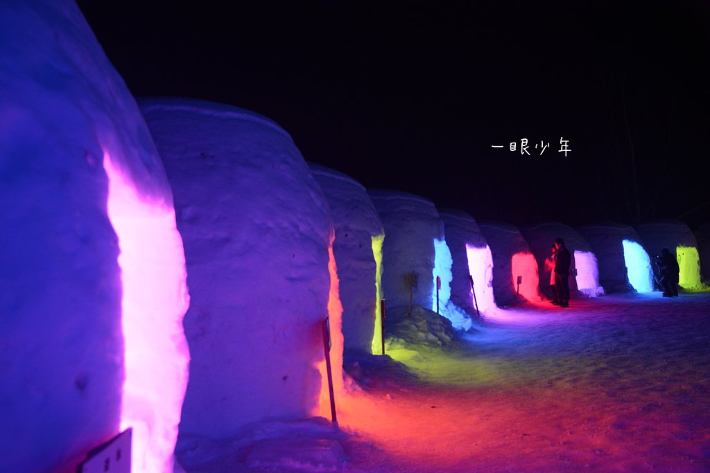 雪を固めて穴掘った奴