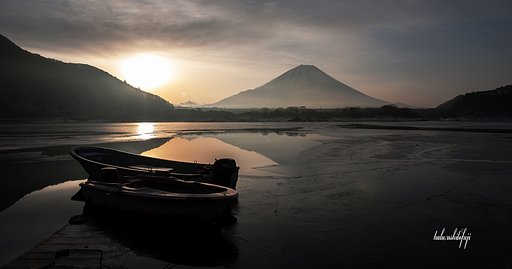 ボート、その向き。。