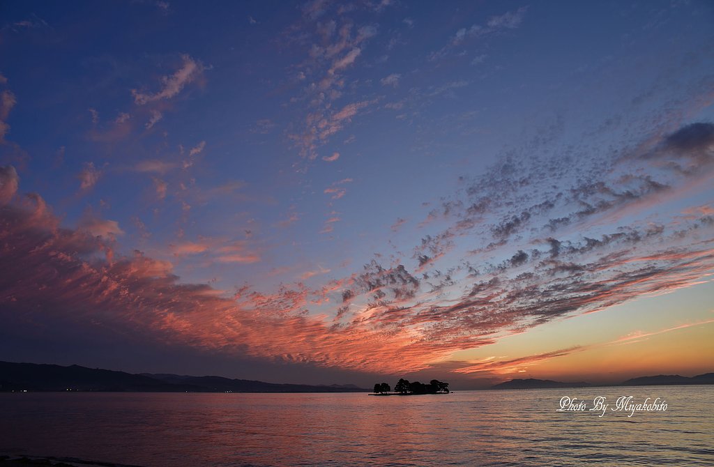 宍道湖の夕景
