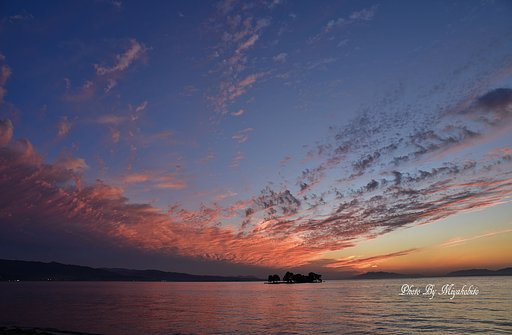宍道湖の夕景