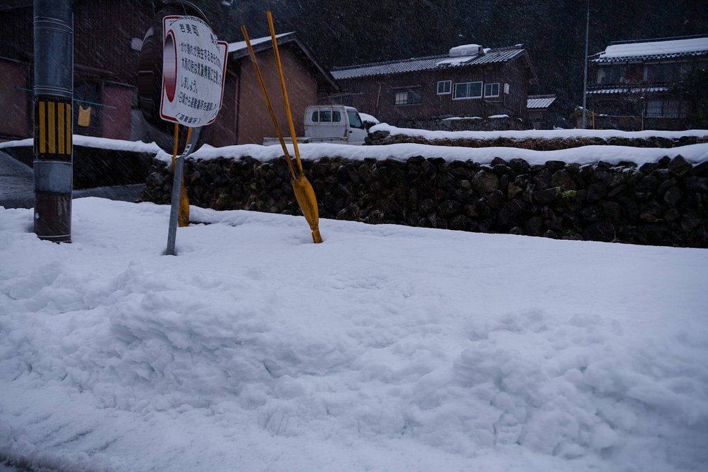 春の雪!