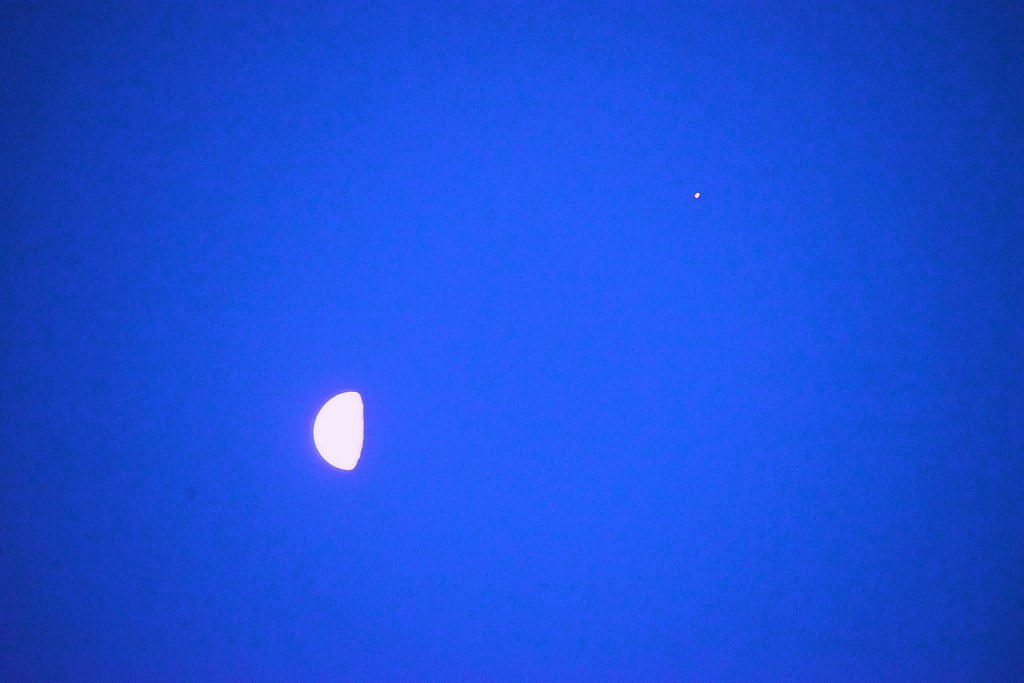 月と木星