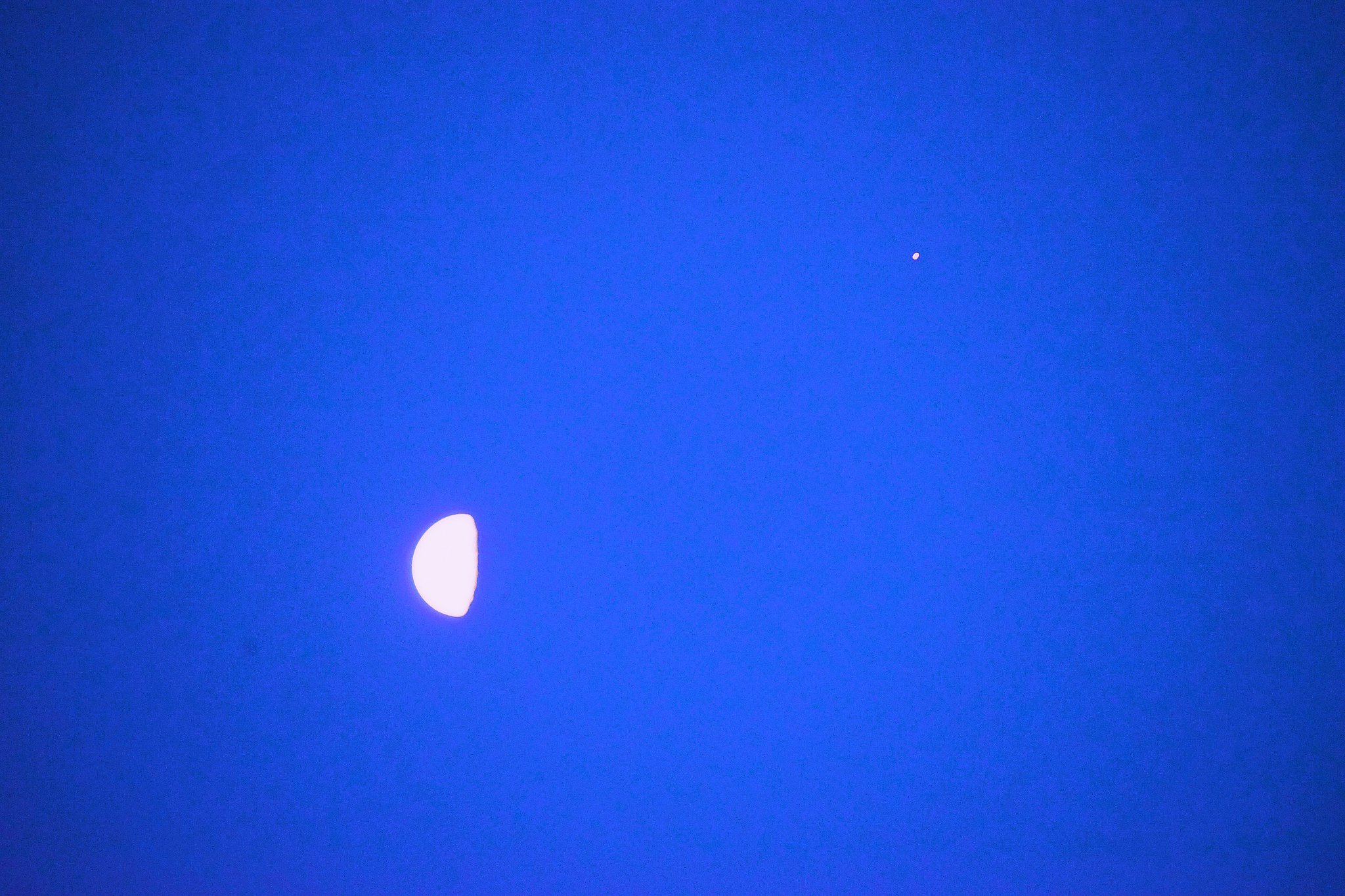 月と木星