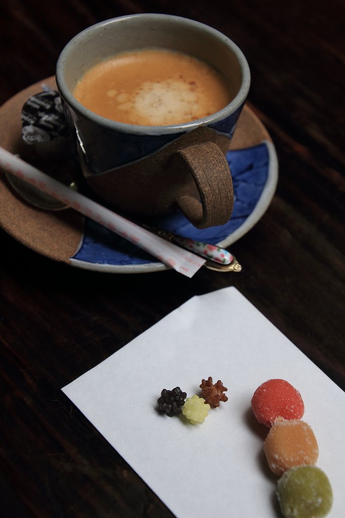 三滝寺のコーヒー