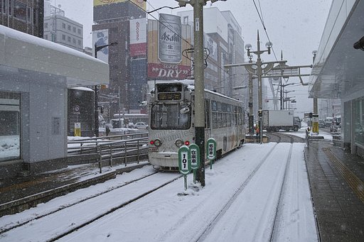 札幌の雪
