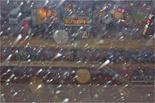 【今年の一枚】 雪降るお正月
