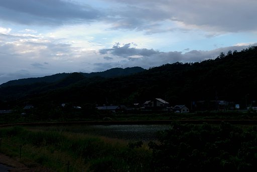 雨の降る前!