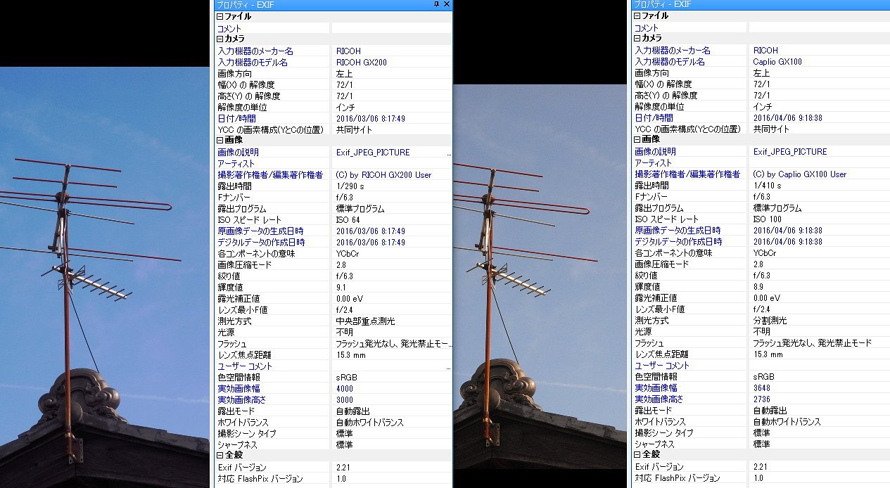 撮り比べ