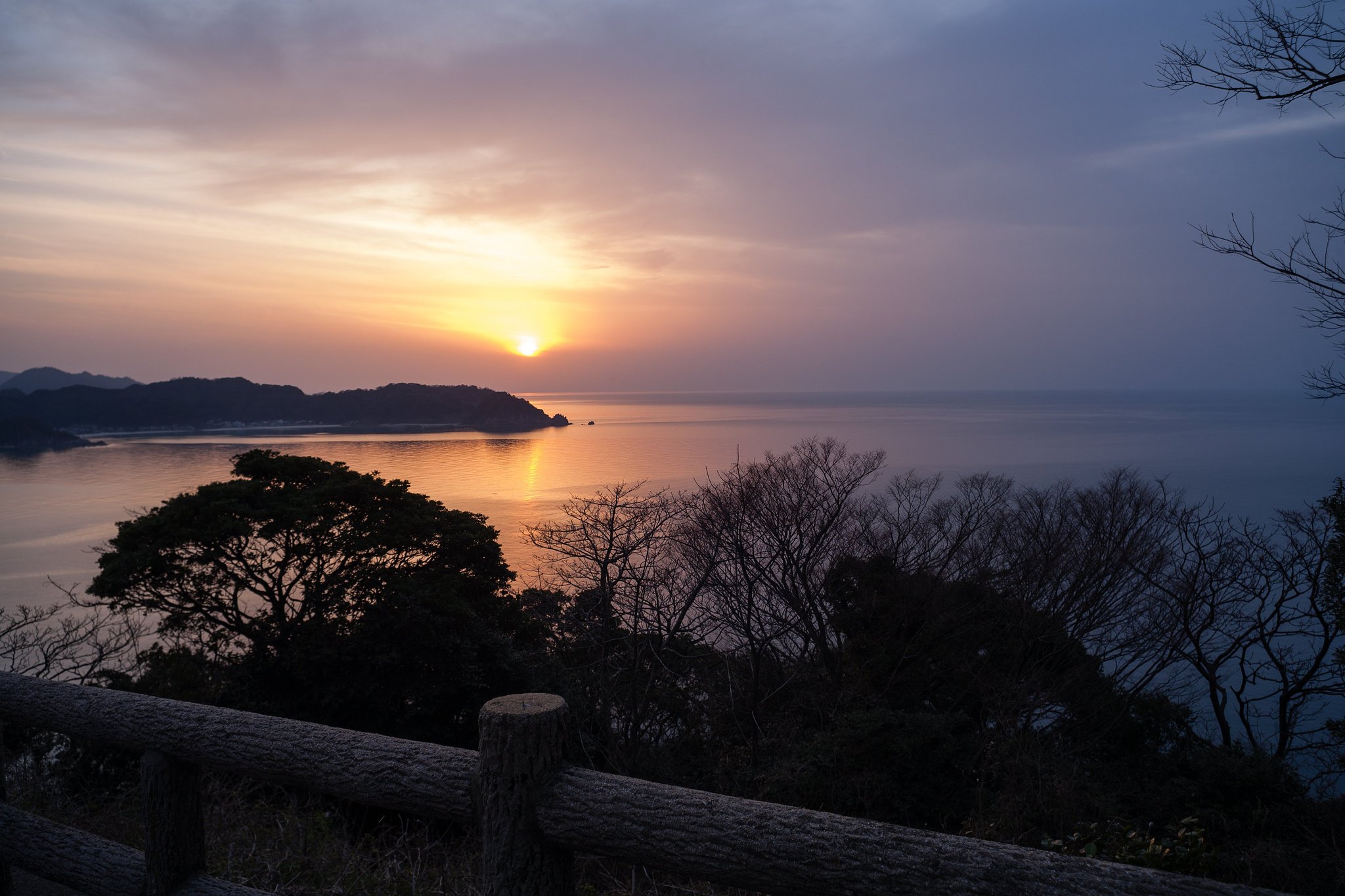黄金色の夕焼け!