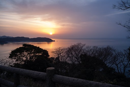 黄金色の夕焼け!