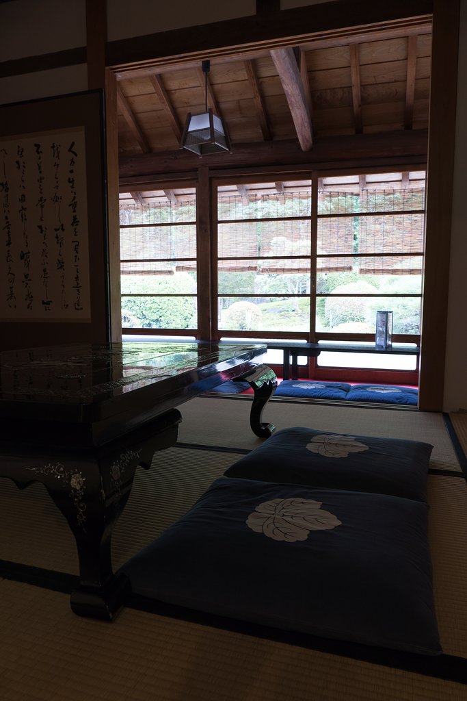 書院にて
