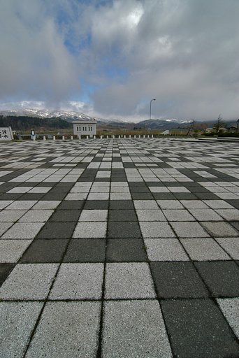 静かな広場